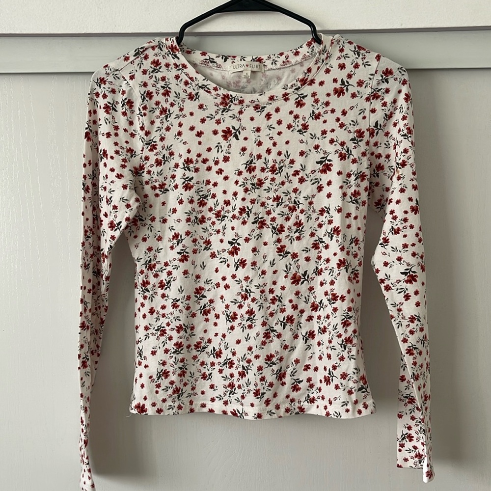 Girls flower long sleeve